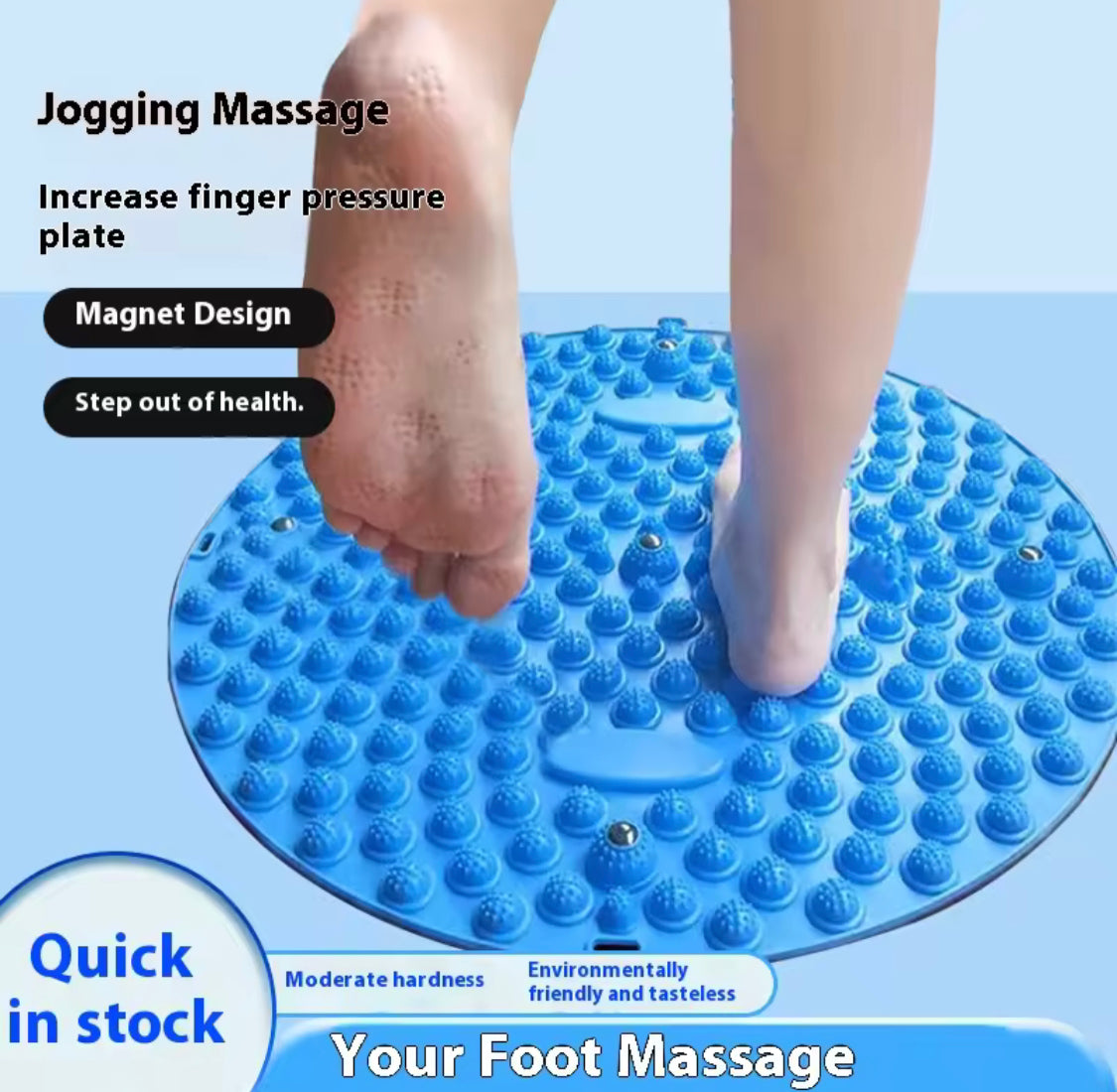Circular Foot Massager, Finger Pressure Magnetic Therapy Plate, Foot Massage Device For Sports Fitness, Foot Massage Pad Circular Foot Massager, Finger Pressure Magnetic Therapy Plate, Foot Massage Device For Sports Fitness, Foot Massage Pad